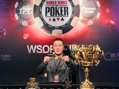 Yunpeng Zhou wins first-ever WSOP China gold bracelet