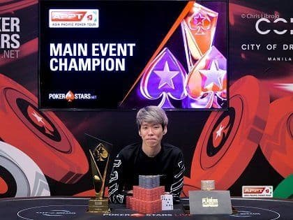 Wilson Lim wins Record-Breaking APPT Manila Main Event