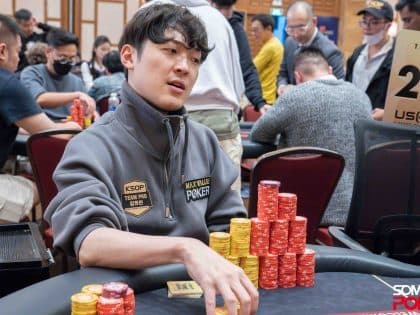 USOP Danang 2024 draws Main Event Day 1A flight record 366 entries; You Hyun Kim tops 46 survivors