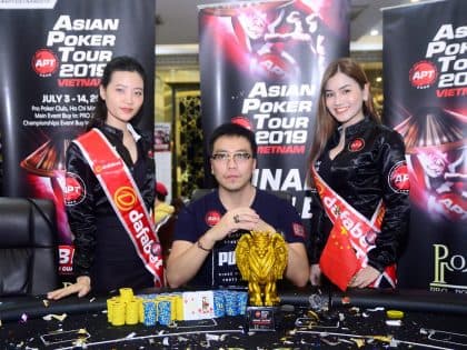 APT Vietnam 2019: Zhou Jiaping ships the Main Event; Eunho Kwon & Junwoo Oh among early winners