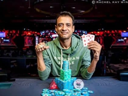 Aditya Agarwal Finally Locks Up The Dream Bracelet At 2024 WSOP