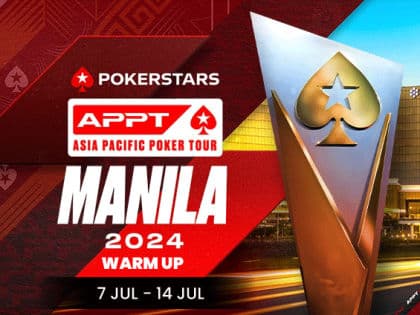 APPT Warm Up Main Event Kicks Off Today In Manila, Philippines