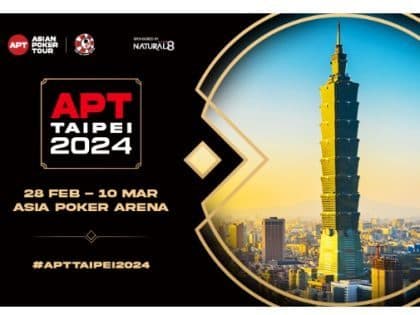 Asian Poker Tour announces USD 2 Million guarantee for 2024 season opener in Taiwan