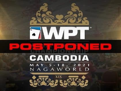 WPT Asia-Pacific Championship at NagaWorld set to a later date