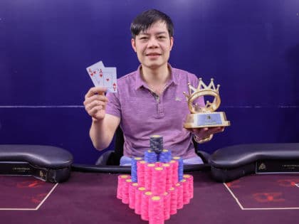 Crown Poker Club – WPTWC : Ngoc Anh Cao wins the Series Opener for ₫550M (~$22,140); Mystery Bounty turns up 109 entries, 14 to return