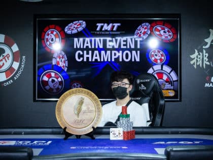 Taiwan Millions Tournament 12 highlights: Zhong Hao Lee wins record breaking Main Event; You Da Tsai tops Player of the Series; Zong Chi He banks the most