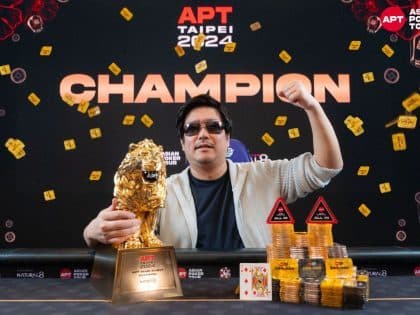 Japan’s Daisuke Ogita ships APT Taipei 2024 Main Event for NTD 12.9 Million (~USD 409K)