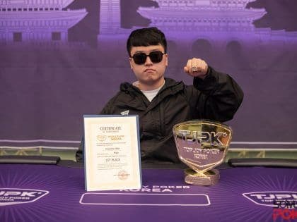 Hyeon Ho Shin wins Top Joy Poker Tour Korea Main Event for ￦261 Million!