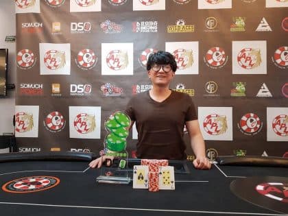 Asia Poker League Taiwan in full swing, Kwon Eun Ho claims DSO title