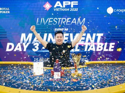 Minh Anh Nguyen bulldozes through APF Main Event final table for career second major title