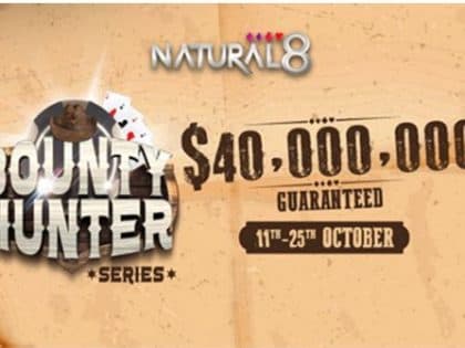 Natural8: Bounty Hunter Series, WPT Live Event Sponsorships, $4.3M in giveaways this October