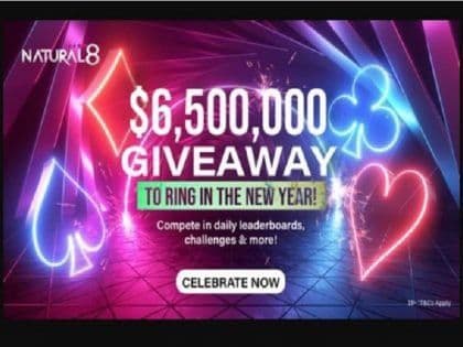 Natural8 greets its players with $6,500,000 in giveaway promotions to start the year