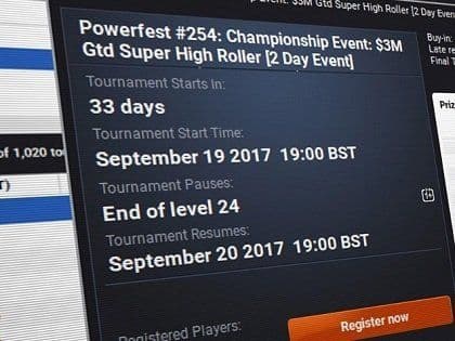 Partypoker Reveals Packed Online MTT Schedule for 2018