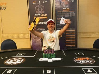 Another High Roller title for Rolands Norietis at Jeju International Poker Tour; Main Event underway