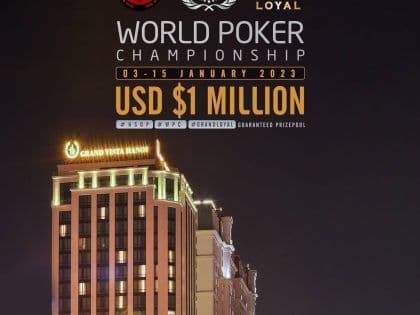 World Poker Championship US$ 1M GTD kicks off in two days at Grand Loyal Poker Club Hanoi – January 3 to 15