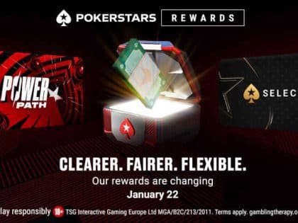 Online News: PokerStars launches new rewards program; GGPoker awards 50% rakeback for 100 days; BetOnline kicks off $3M GTD Championship Online Poker Series