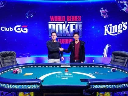 2021 WSOP Europe: First 7 of 15 bracelets awarded; Singapore’s Feng Zhao just misses the gold