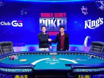 2021 WSOP Europe: First 7 of 15 bracelets awarded; Singapore’s Feng Zhao just misses the gold