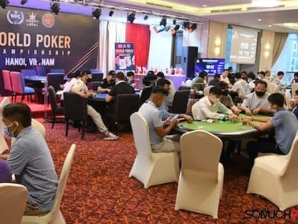 World Poker Championship sees full house on opening day; Kick Off Event Day 1A registers 129 runners; Nguyen Trung Ha and Nguyen Khac Quang claim first two trophies