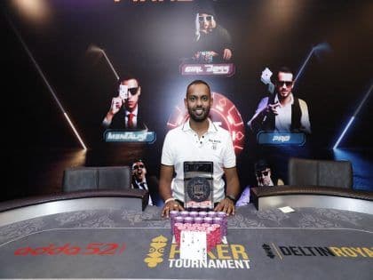 Deltin Poker Tournament delivers India’s first live festival in nearly a year; Ramesh Rao Thotapalli wins the Main Event