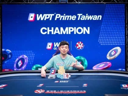 WPT Prime Taiwan: Ting Yi Tsai and Moo Jae win trophies; Yih Chia Shaw bags ME Day 1B chip lead; Hsuan Chao Chen tops D1 Superstack; POF race underway