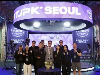 Top Joy Poker Korea (TJPK) pays out ￦1.87 Billion (~$1.37M) for first festival in Seoul!