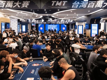 Taiwan Millions Tournament 14 off to record breaking start – sponsored by Natural8 – July 14 to 31 in Taipei City