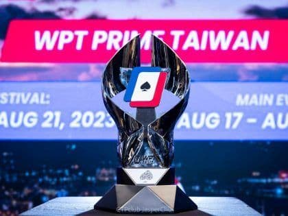 Everything you need to know about the USD 1 Million guaranteed WPT Prime Taiwan MAIN EVENT – August 17 to 21 at  Asia Poker Arena