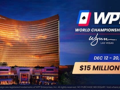 WPT World Championship arrives at Wynn Las Vegas this December; Full schedule unveiled