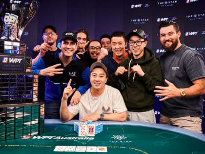 Inaugural WPT Australia pays out A$8.6M (~US$5.7M); David Tang clinches Main Event; Joseph Sandaev wins two and Player of the Festival; highlights inside