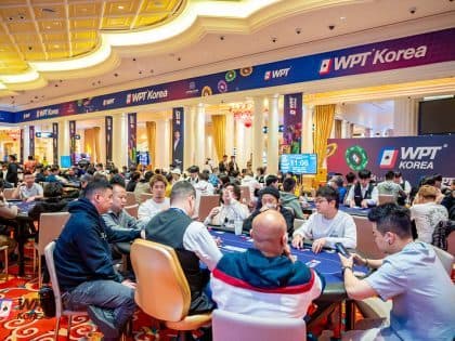 WPT Korea 2024 Championship Event draws massive 1,065 entry field, 321 runners return for Day 2 led by China’s Lin Yan