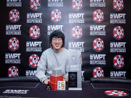 2020 WPTDS Taiwan: Huang Chyan Pu bags the Main Event, Zong Chi He wins Player of the Series; Chi Jen Chu takes the Super High Roller