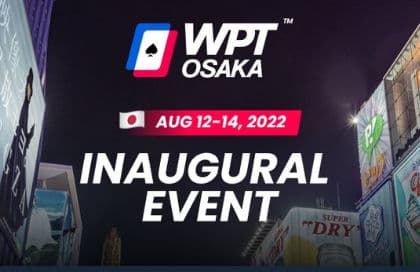 World Poker Tour hits Osaka, Japan this August 2022