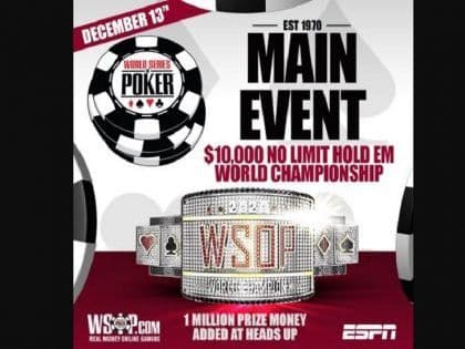 Unique format for 51st WSOP Main Event will award World Champion title this December 2020