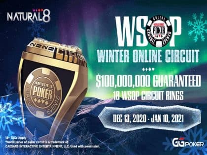 Online Poker News: PokerStars Biggest $55 & Blowout Series; GGNetwork WSOP Winter Online Circuit Series; World College Poker Student Cup on PokerBros; Run It Once returns to Germany