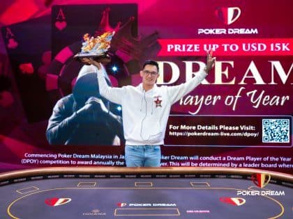 Poker Dream 7 Vietnam highlights: pays out over ₫91.8 Billion; You Jun Hong clinches Dream POY; John Juanda biggest earner; Raina Chakshu Deep most cashes