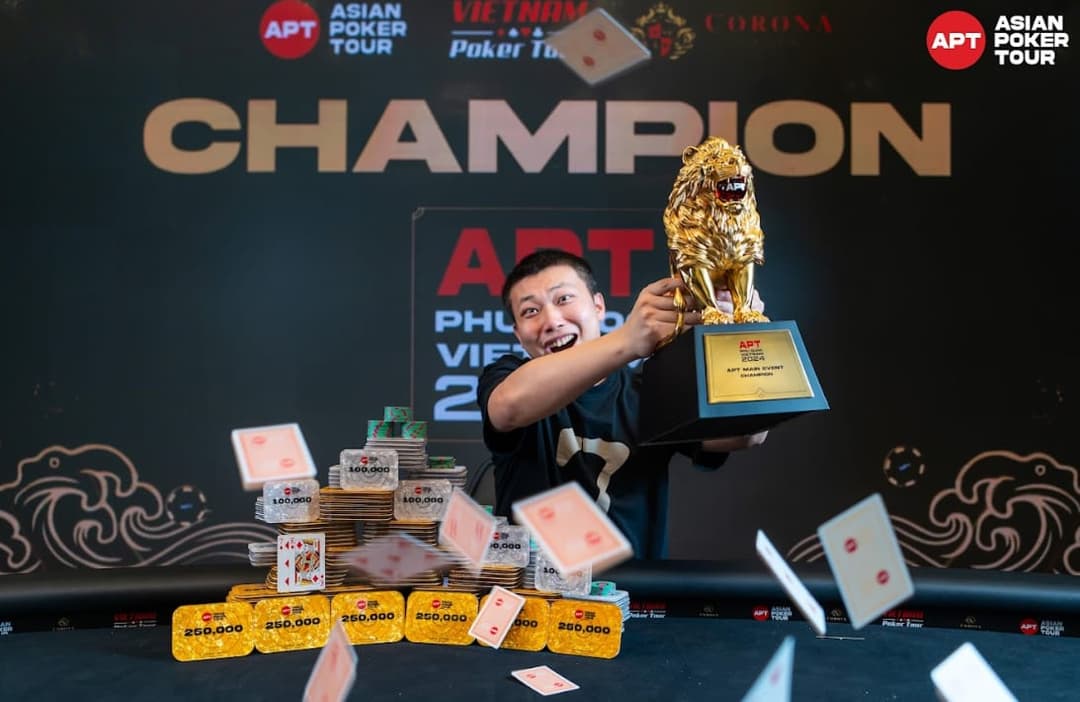 APT Phu Quoc: Hu Jinlong wins Main Event, Hauls Career High Payout