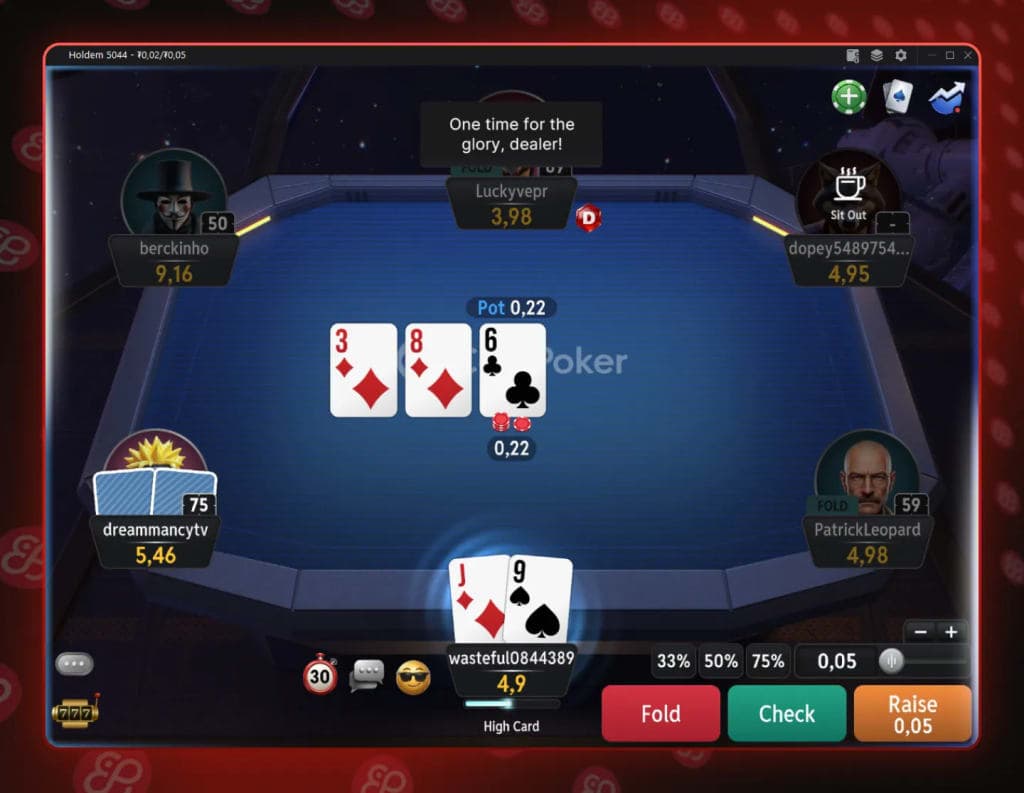 CoinPoker gameplay screenshot placeholder
