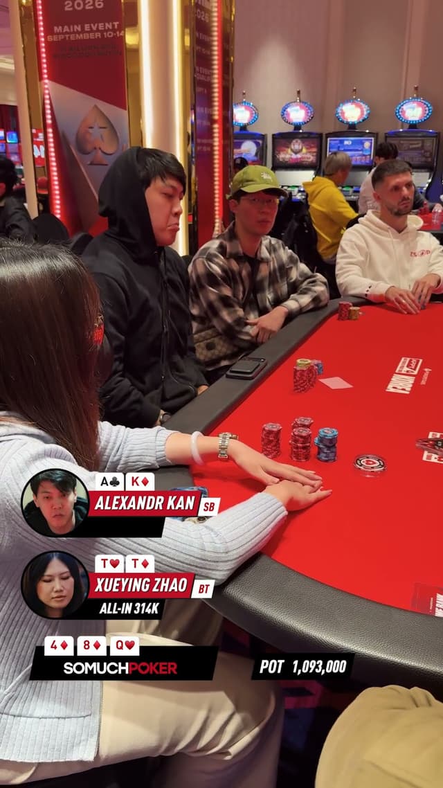 She had the tens... and wasn't going anywhere. 💥♠️