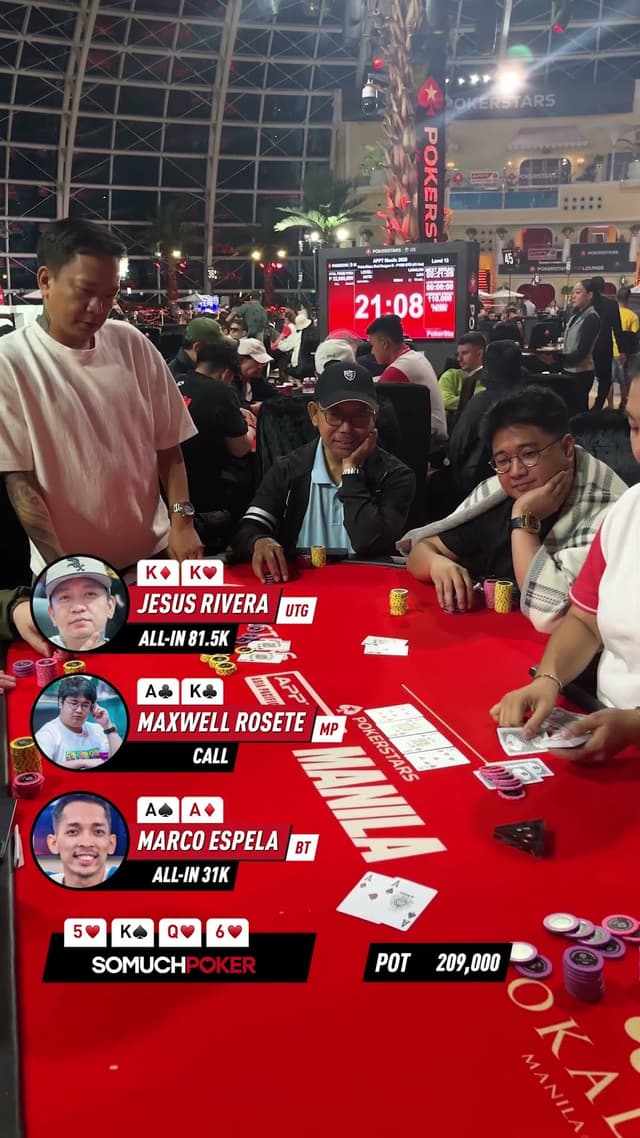 Aces. Kings. Ace King. All in preflop. 💥♠️