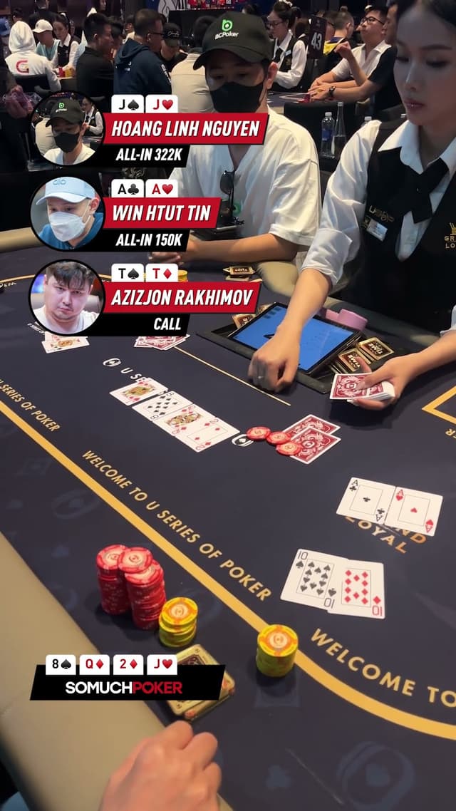 Aces vs Jacks vs Tens and the river... 😮💨 | USOP Vietnam 2026
