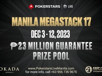 PS Live kicks off 17th edition of Manila Megastack at Okada Manila – December 3 to 12, 2023