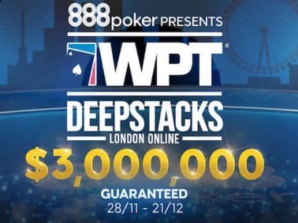 Online News: PokerStars wins as Best Poker Operator; Natural8 – GGNet’s $10M December Giveaway; IPF Winter 2021 boasts €2.5M in guarantees; €600K to be won in Unibet Online Series XIV; 888poker presents $3M GTD WPT DeepStacks London Online