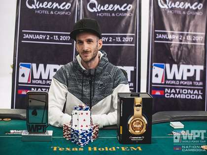 Benjamin Gonzva  claims victory in the WPT Cambodia Main Event