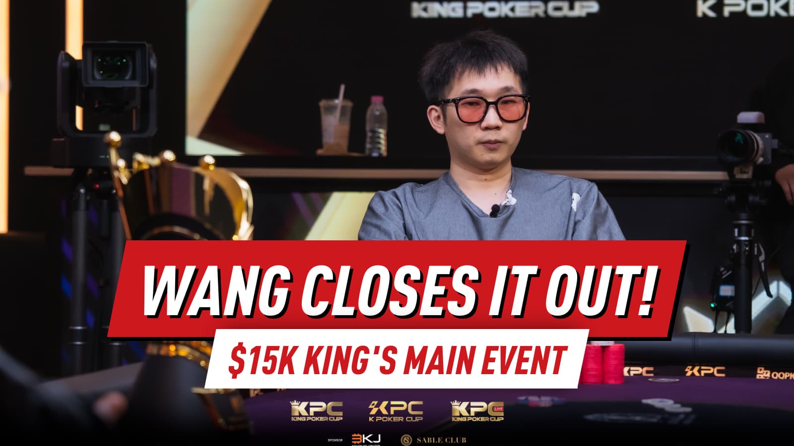 Ye Wang Completes Heads-Up Comeback to Win King’s Main Event for USD 587K