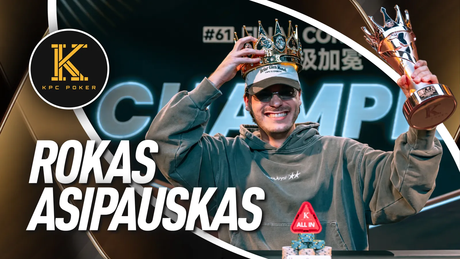 Rokas Asipauskas Closes Out KPC Poker October Series with USD 300,800 Final Coronation Win