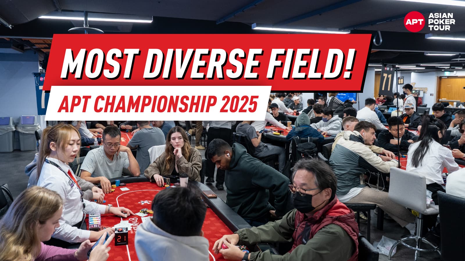 APT Championship Logs Record Diversity on the Felt in Day 6 Highlights