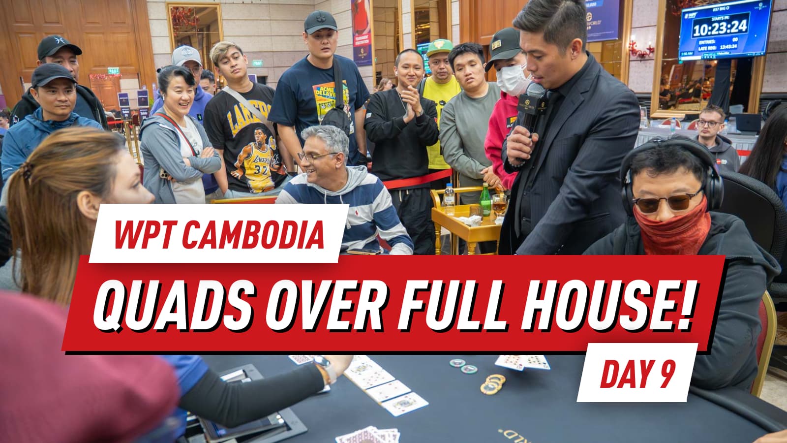 WPT Cambodia Day 9: Dramatic Mystery Bounty High Roller Bubble