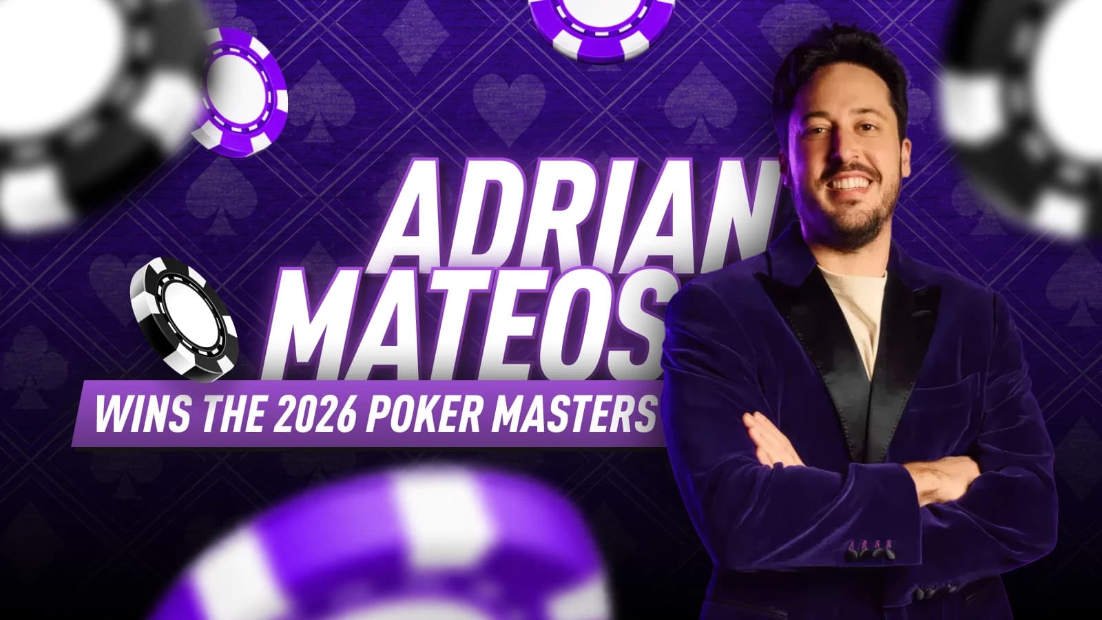 Adrian Mateos Wins Poker Masters 2026 and the Purple Jacket