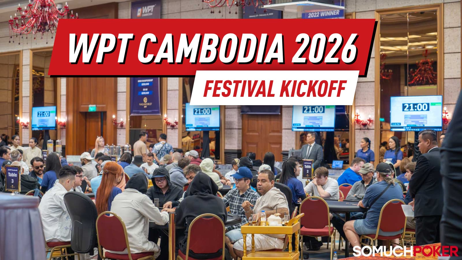 WPT Cambodia 2026 Kicks Off At NagaWorld With 20 Days Of Poker Action